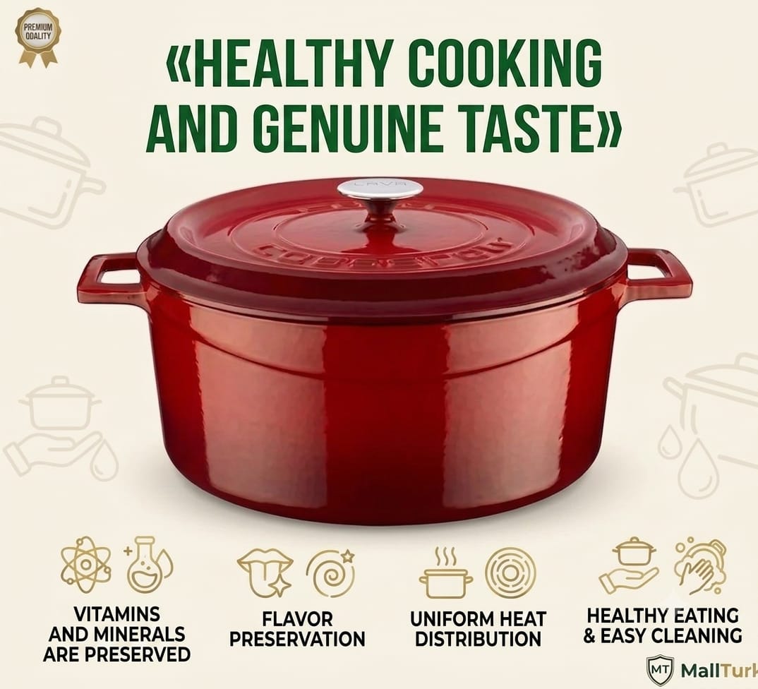 LAVA Cast Iron Casserole with Lid