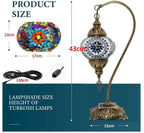 Table lamp, bedside table, bedside lighting, Turkish lamp night light
