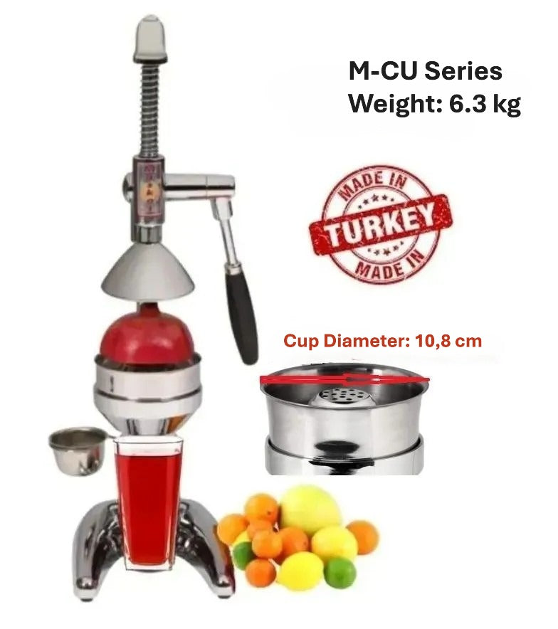 Maskot M-CU Chrome Professional Manual Pomegranate and Citrus Juicer