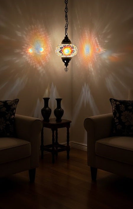 Turkish Mosaic Pendant Lamp - MALLTURK