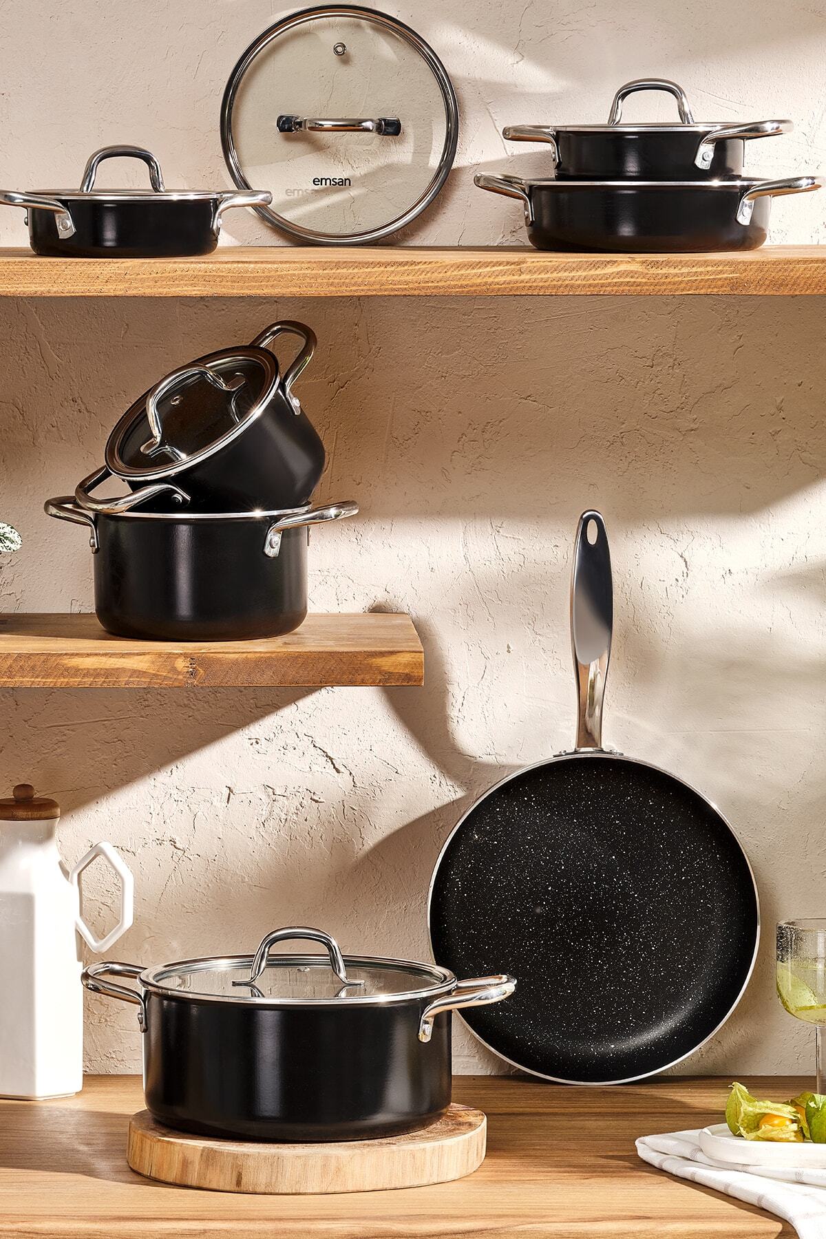 Emsan Master Class 6 Piece Midi Cookware Set