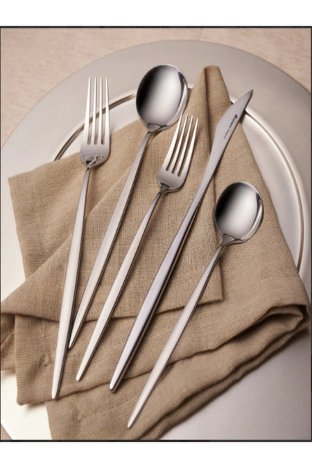 Karaca porto 12 Place Setting 60 Piece elegance Flatware Set Boxed - MALLTURK