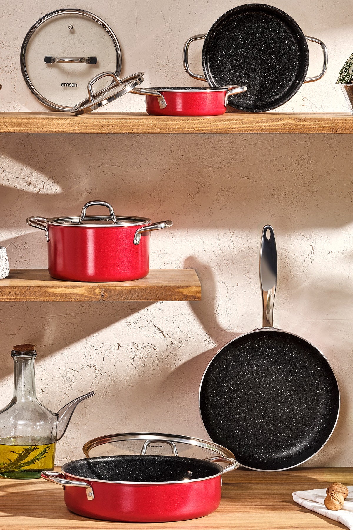Emsan Master Class 6 Piece Saute Pan Set