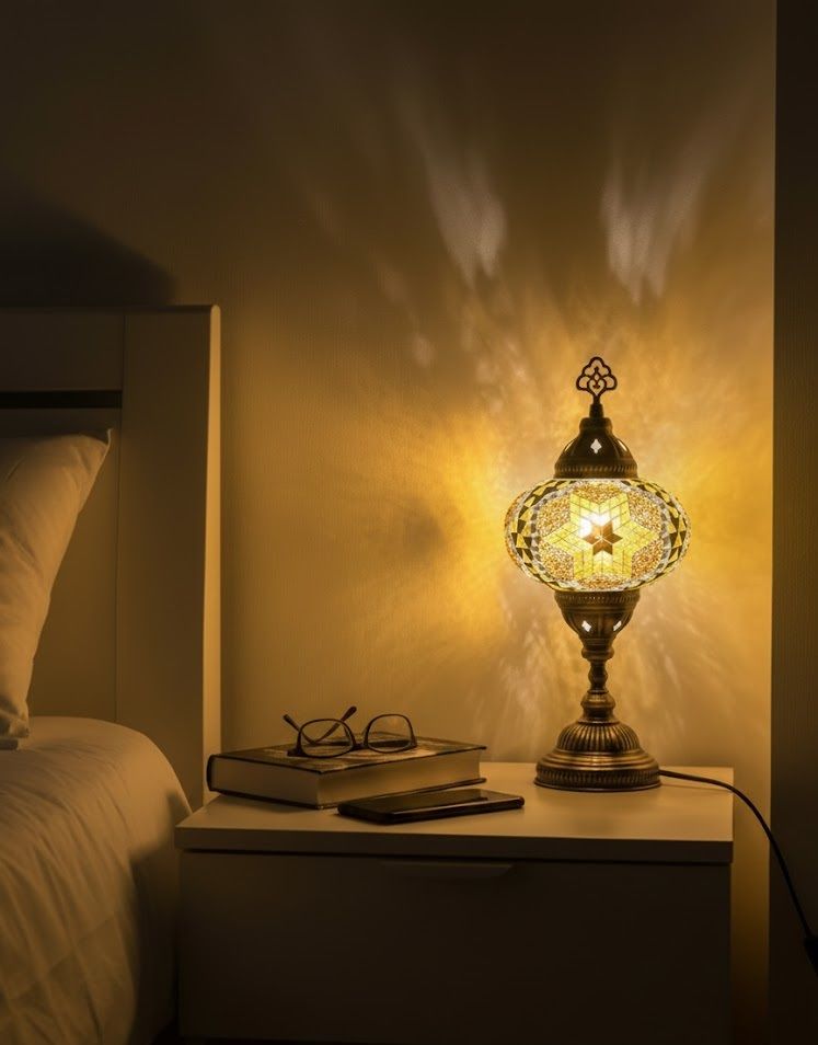 Turkish Mosaic Table Lamp - MALLTURK