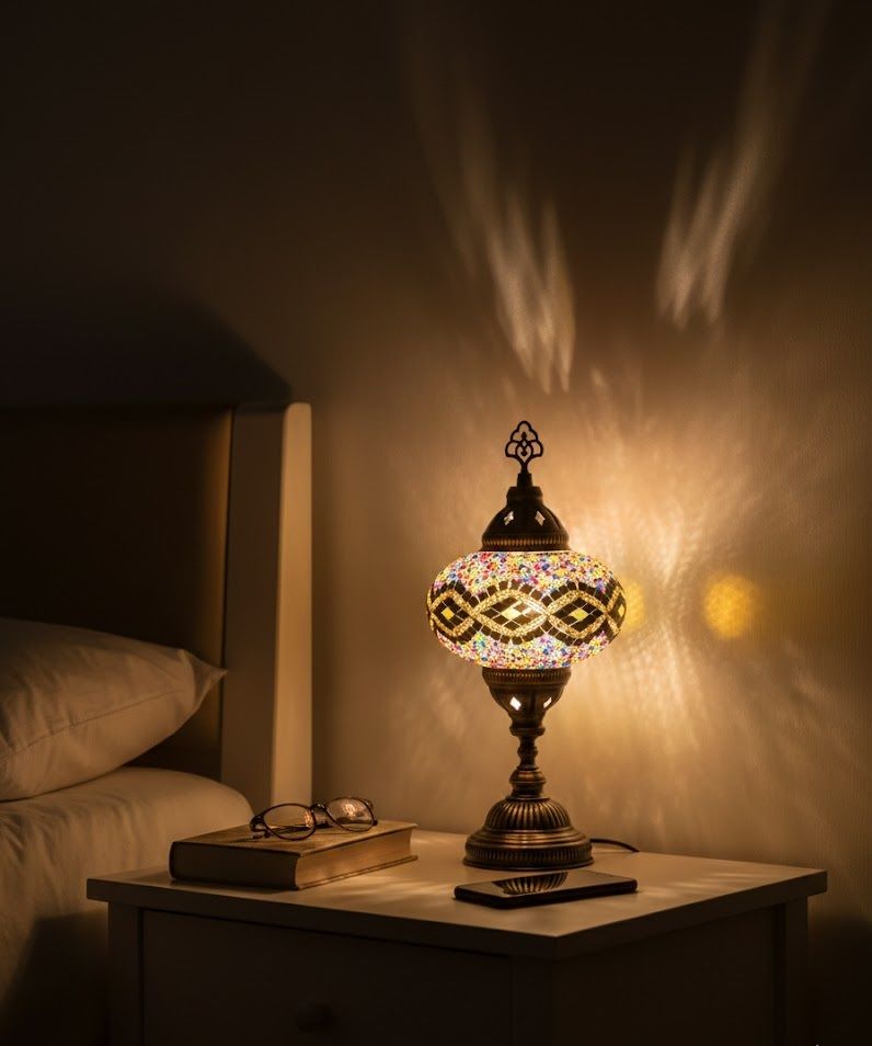Turkish Mosaic Table Lamp - MALLTURK