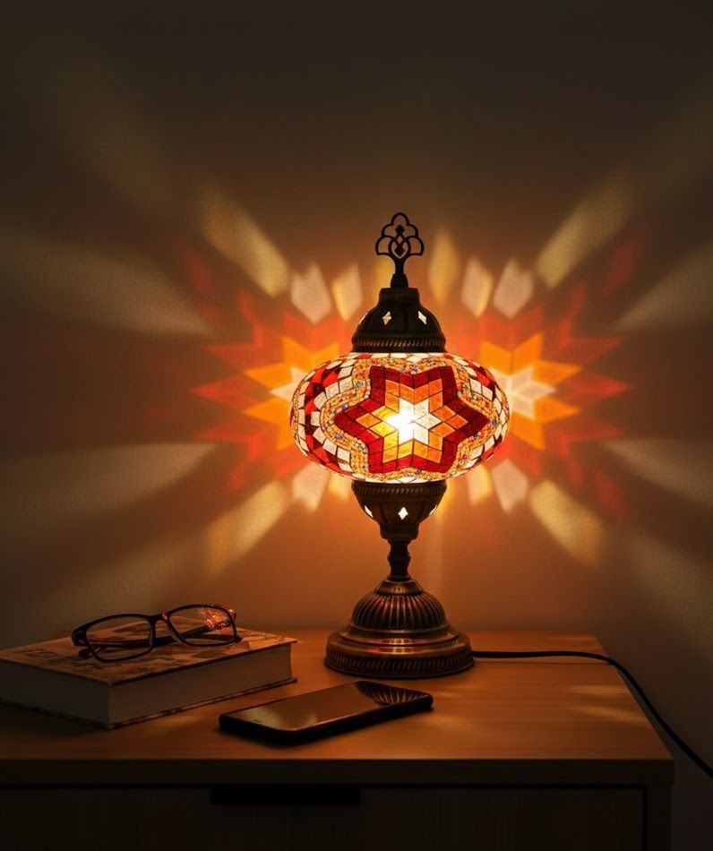 Turkish Mosaic Table Lamp - MALLTURK