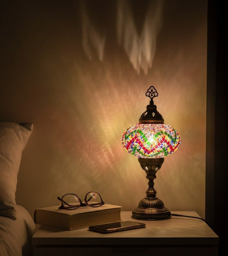 Turkish Mosaic Table Lamp - MALLTURK