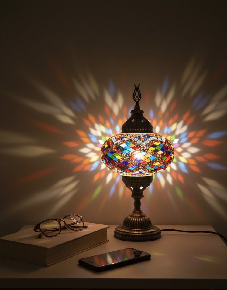 Turkish Mosaic Table Lamp - MALLTURK