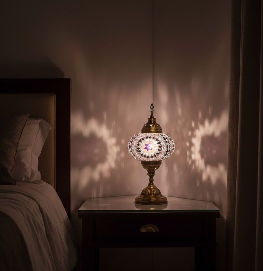Turkish Mosaic Table Lamp - MALLTURK