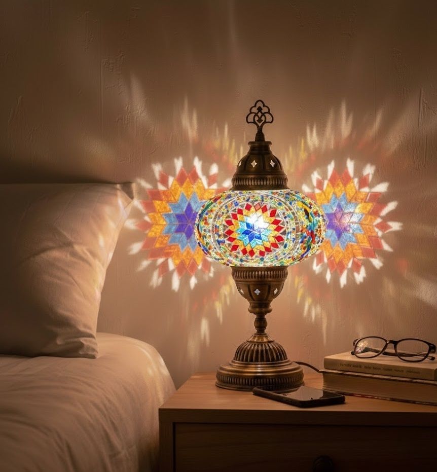 Turkish Mosaic Table Lamp - MALLTURK