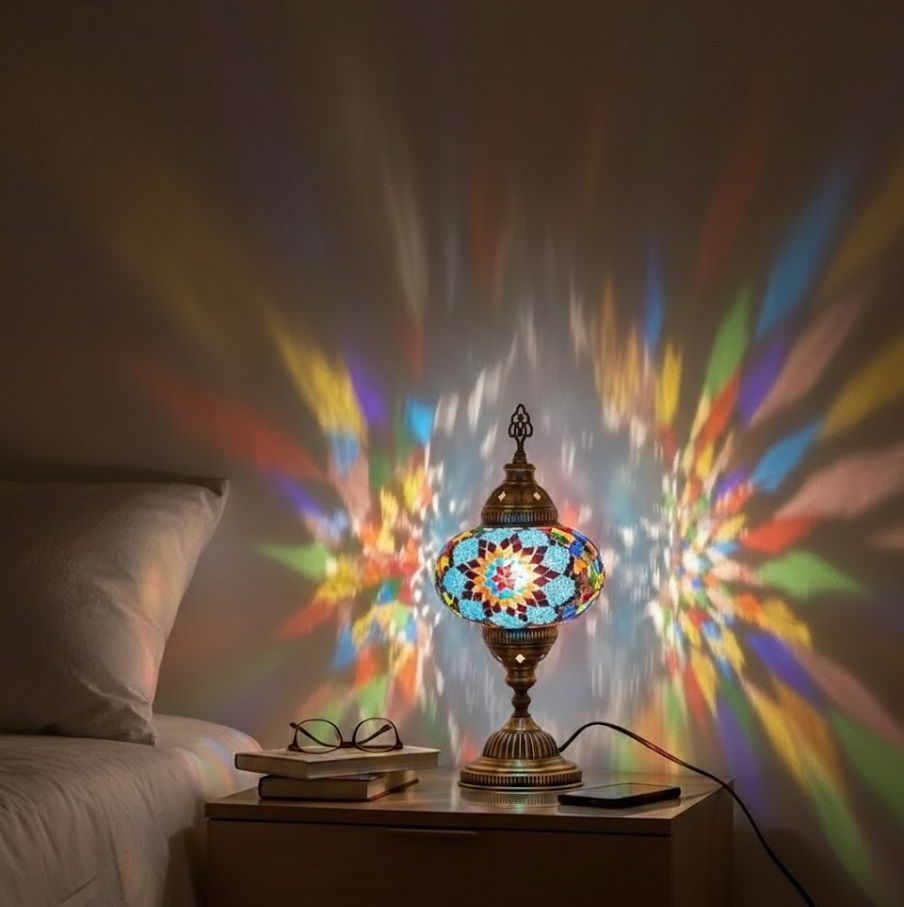 Turkish Mosaic Table Lamp - MALLTURK