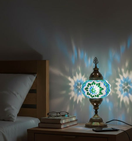 Turkish Mosaic Table Lamp - MALLTURK