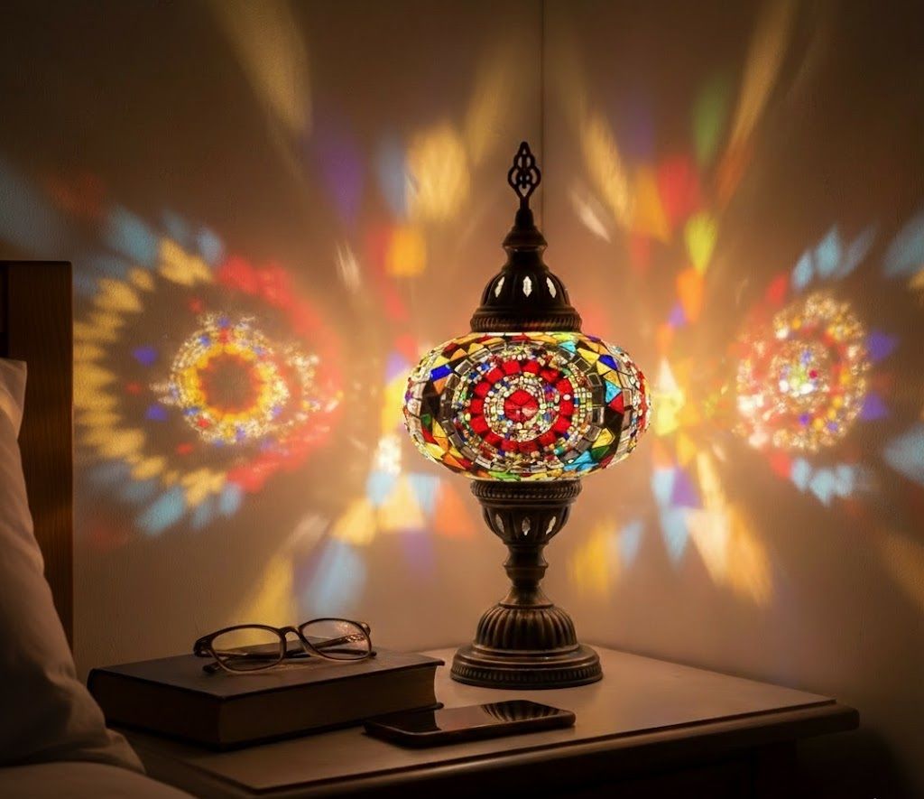 Turkish Mosaic Table Lamp - MALLTURK