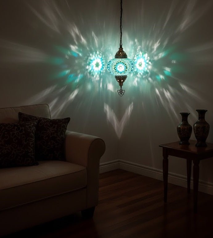 Turkish Mosaic Pendant Lamp - MALLTURK