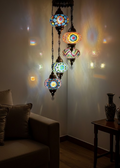 Turkish Mosaic Chandelier – 5 Globe