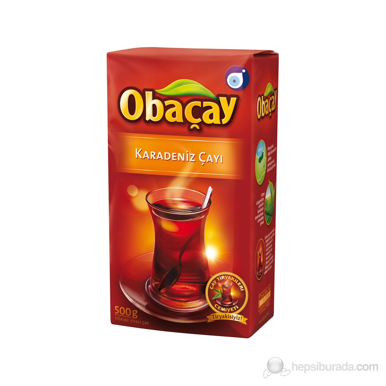 Obacay Dokme Karadeniz tea 500 g black tea Turkiye Menseli flavored special blend - MALLTURK