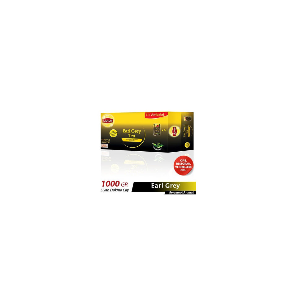 Lipton Earl Grey loose leaf tea (6 x 1000 g)