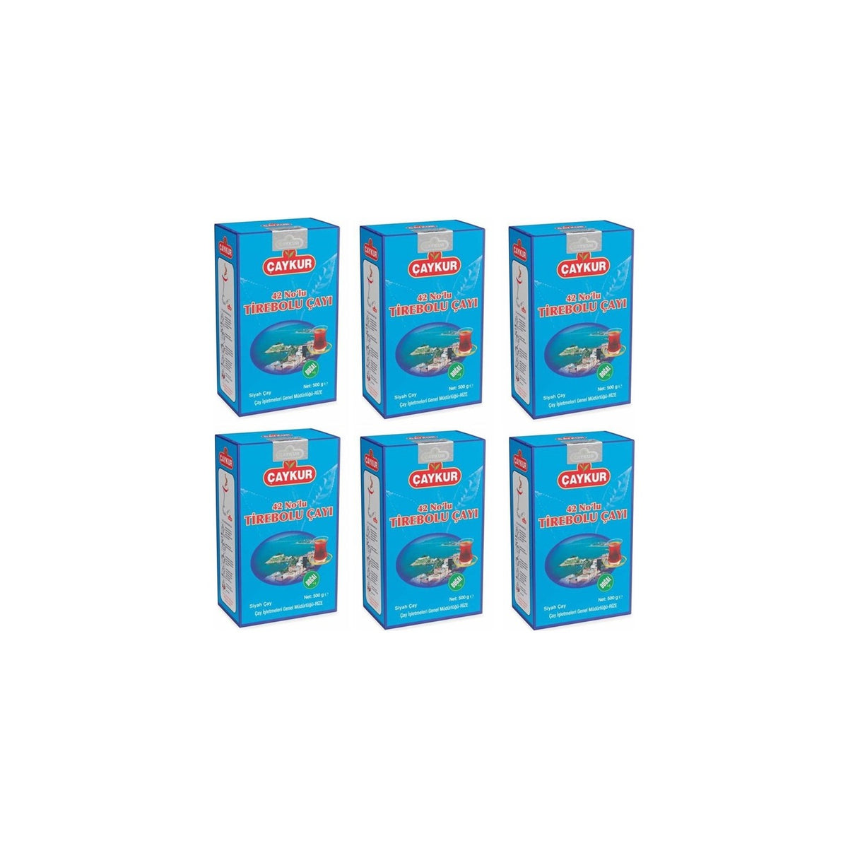 Caykur 42 Nolu Tirebolu black tea 6 pieces 500 g Ozel Kalite Elekten Gecirilmis - MALLTURK