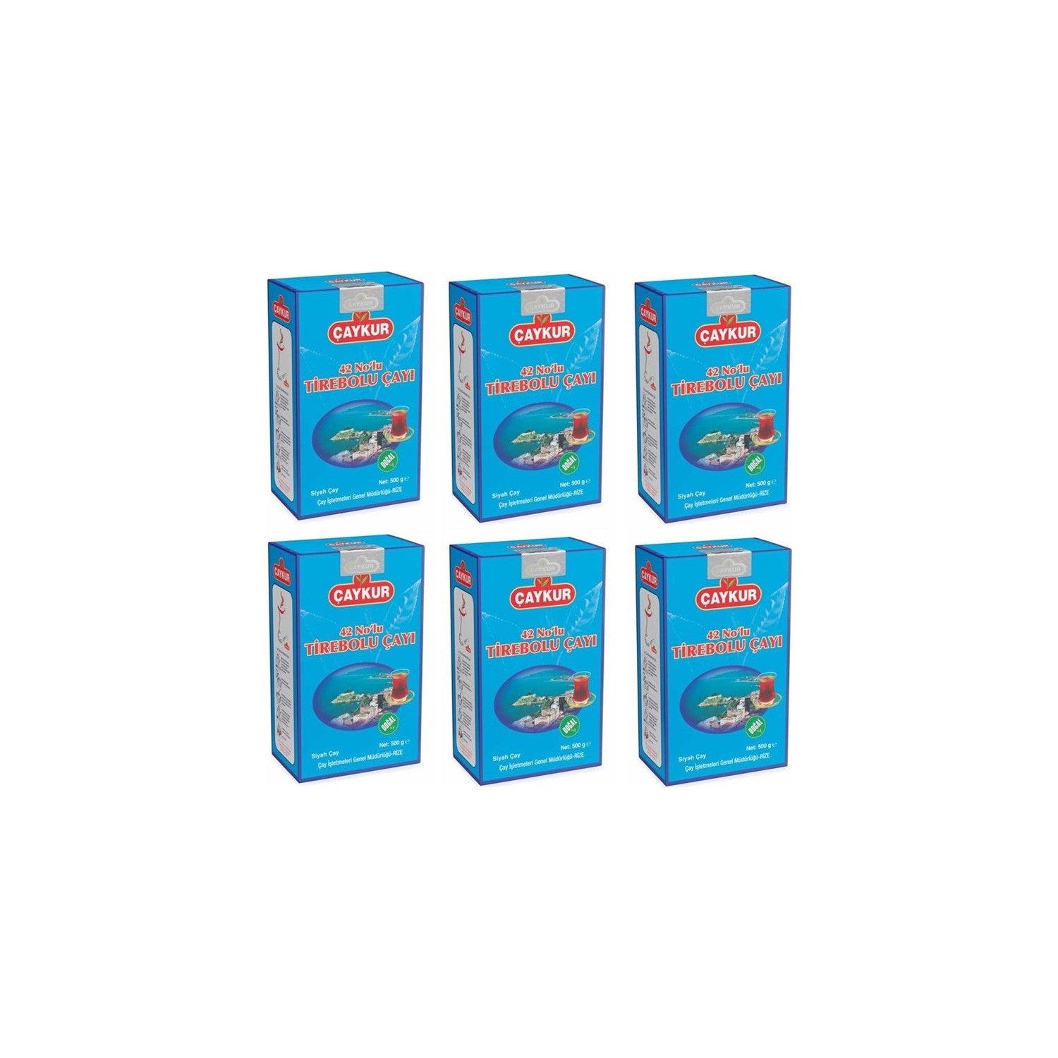 Caykur 42 Nolu Tirebolu black tea 6 pieces 500 g Ozel Kalite Elekten Gecirilmis - MALLTURK
