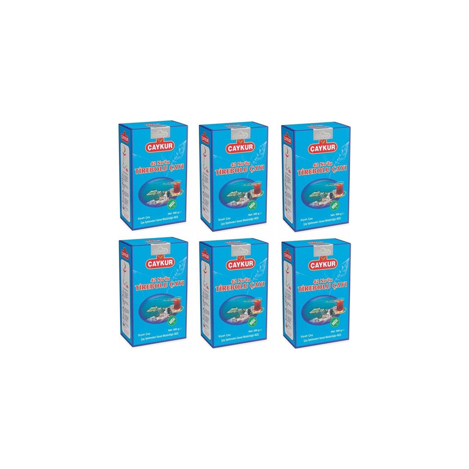 Caykur 42 Nolu Tirebolu black tea 6 pieces 500 g Ozel Kalite Elekten Gecirilmis - MALLTURK