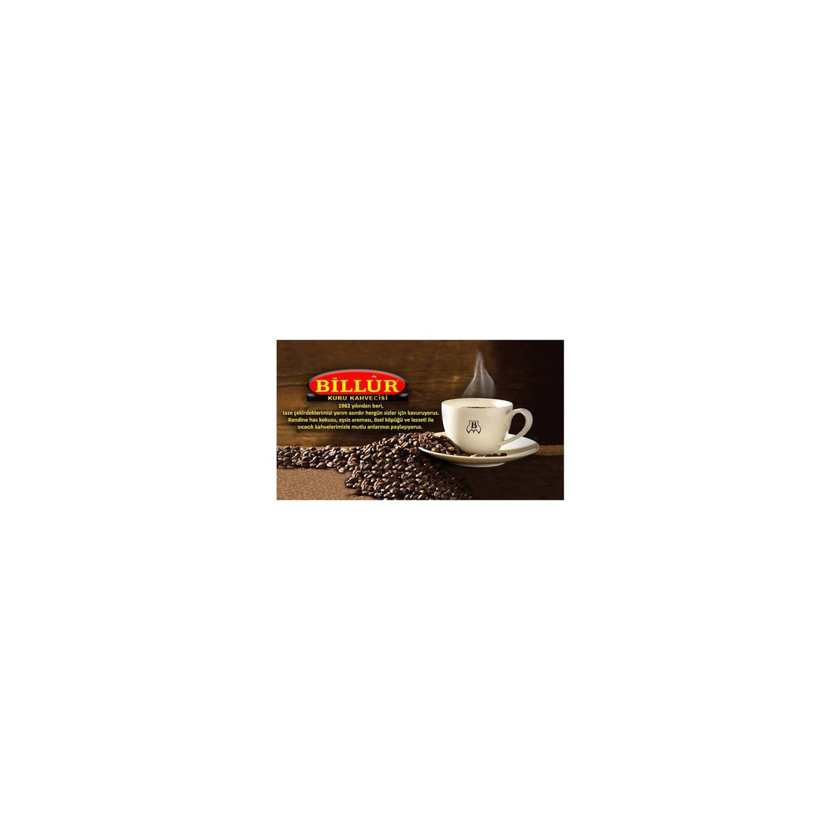 BillurTurk Coffee 100 gr 12-pack Ground Coffee Flavor, Originating from Turkiye - MALLTURK
