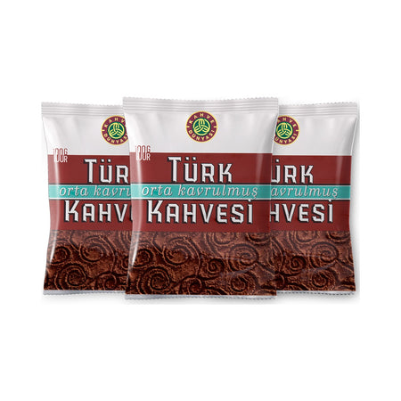 Coffee World Medium Roast Turkish Coffee 300 gr - Originating from Turkiye, intense and Balanced Flavor - MALLTURK