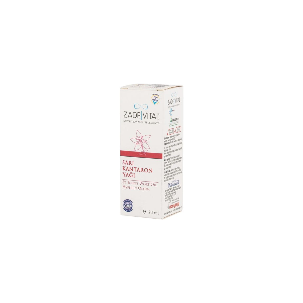 Zade Vital St Johns Wort Oil 20 ml - MALLTURK