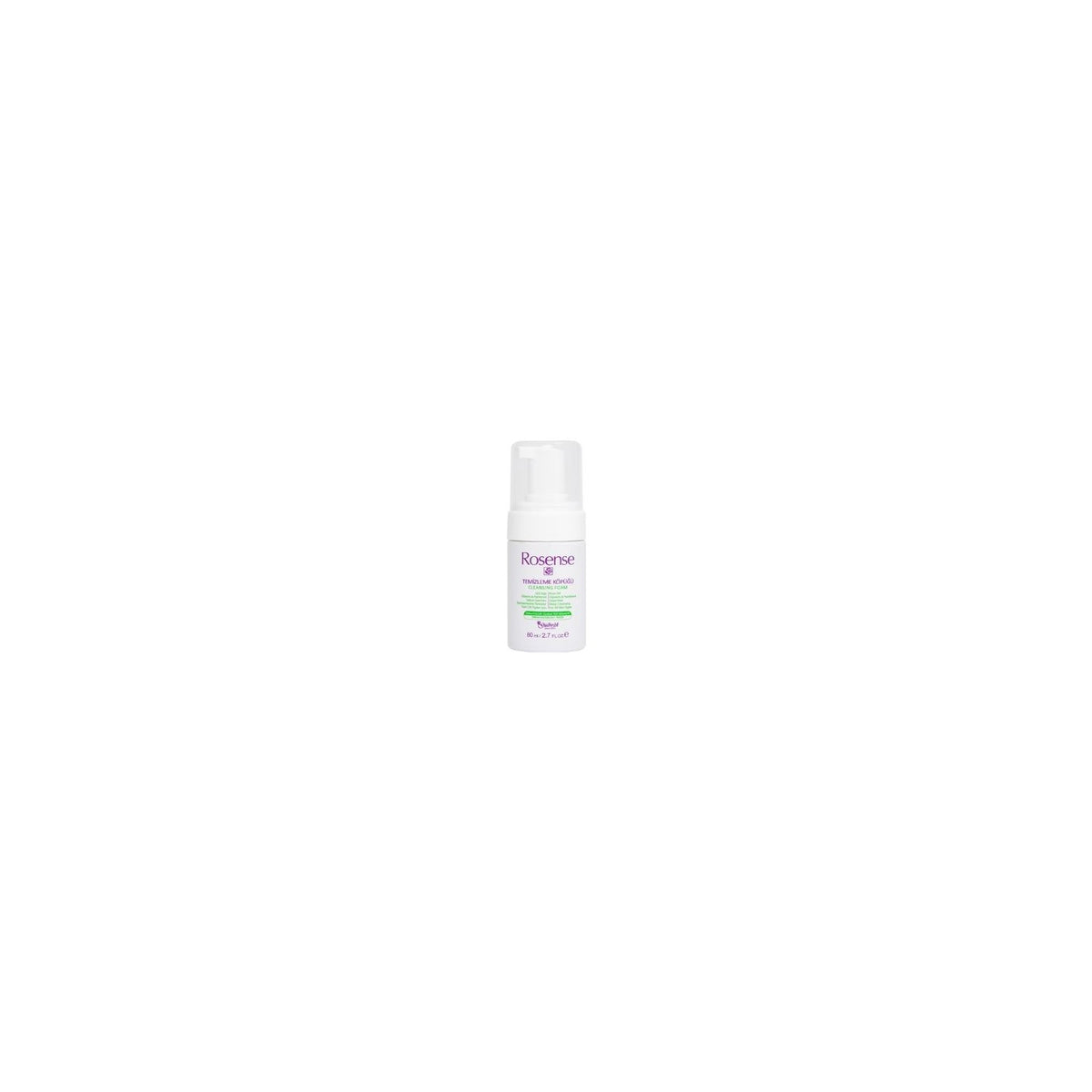 Rosense Cleansing Foam 80 ml with Rose Extract, Refreshing Effect, For Normal and Combination Skin. - MALLTURK