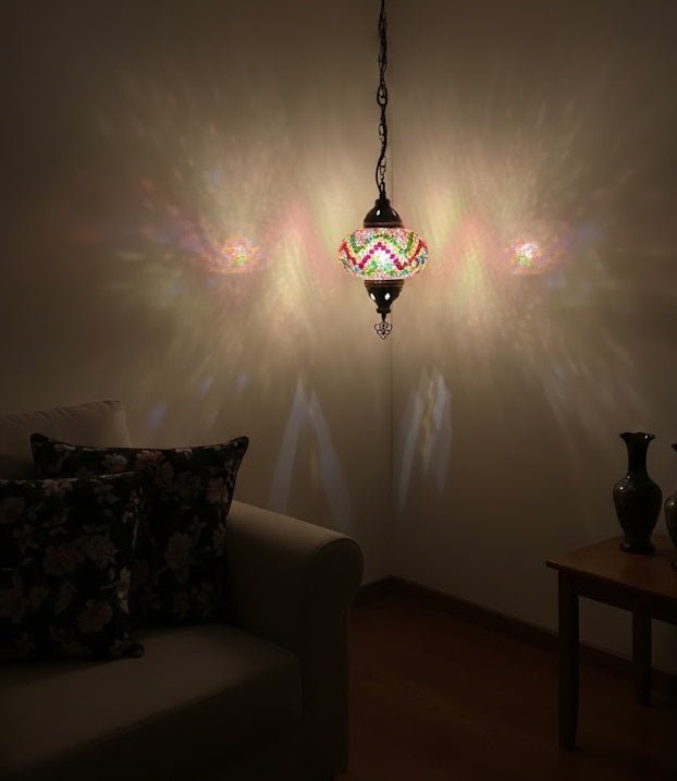 Turkish Mosaic Pendant Lamp - MALLTURK