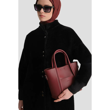 Armine Pia Bag Burgundy - MALLTURK