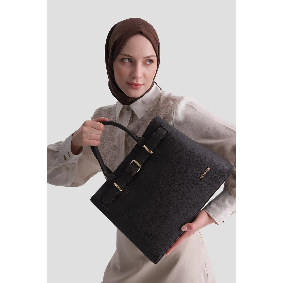 Armine Pia Bag Coffee Women's Fashion Bag - MALLTURK