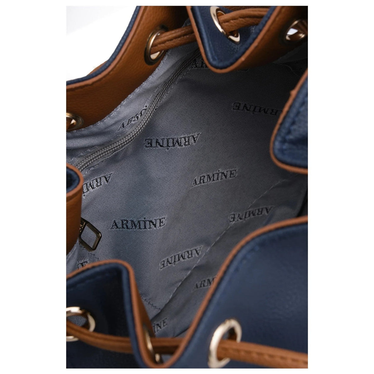 Armine Pia Bag Navy Blue Casual Model - MALLTURK