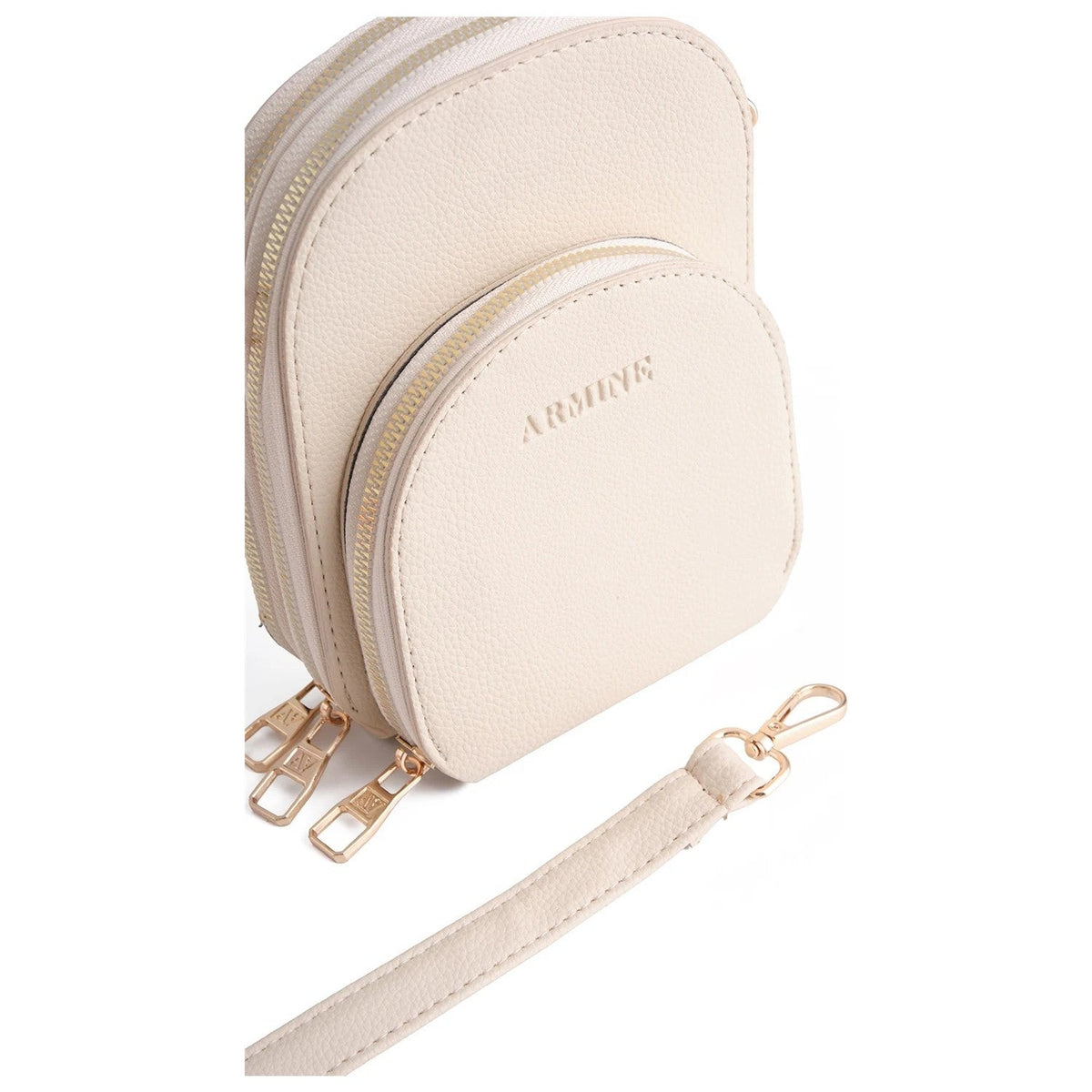 Armine Pia Handbag Cream Design - MALLTURK