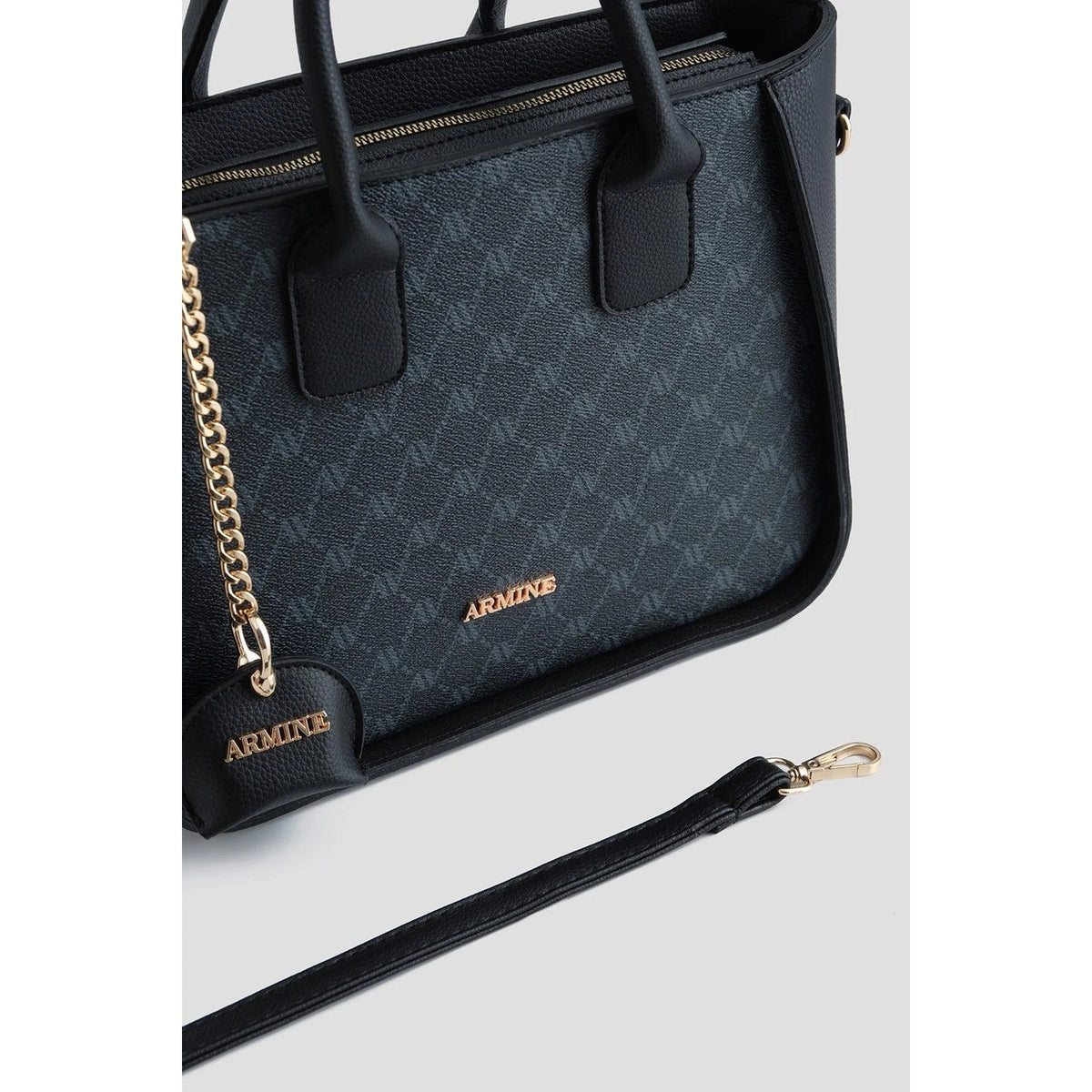 Armine Polka Dot Bag Black - MALLTURK