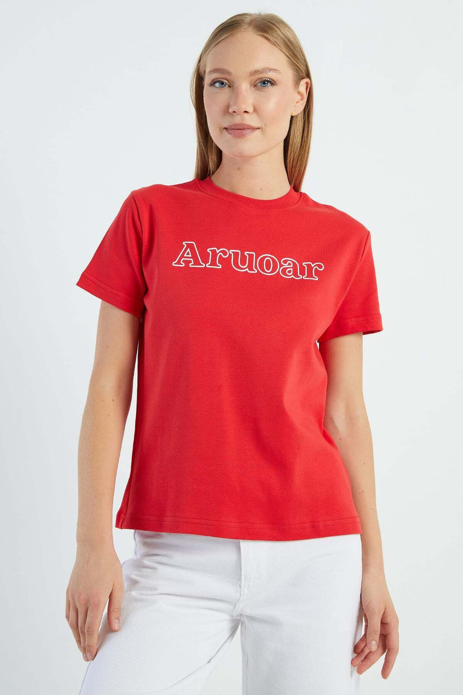 Aruoar Printed Crew Neck T-Shirt - MALLTURK