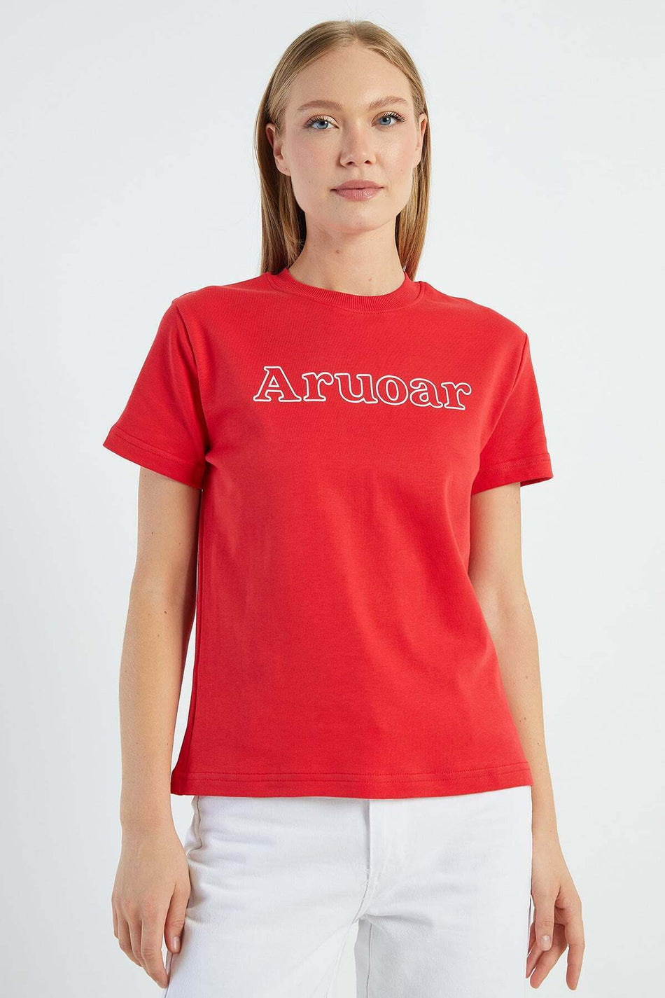 Aruoar Printed Crew Neck T-Shirt - MALLTURK