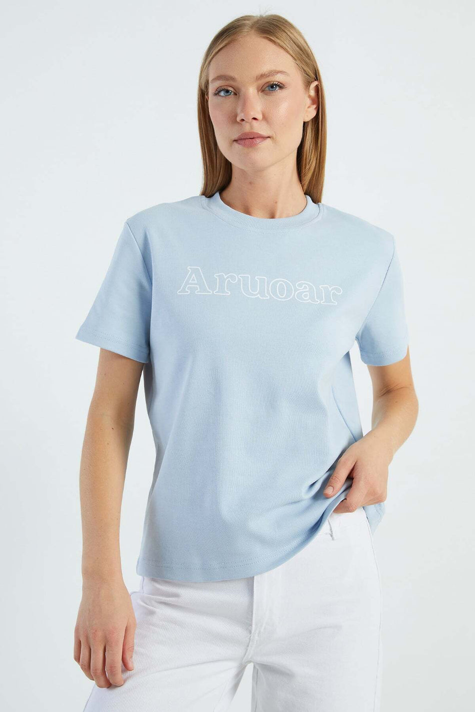Aruoar Printed Crew Neck T-Shirt - MALLTURK