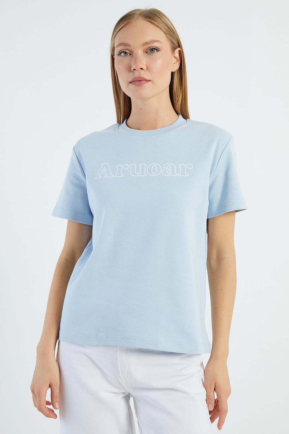 Aruoar Printed Crew Neck T-Shirt - MALLTURK