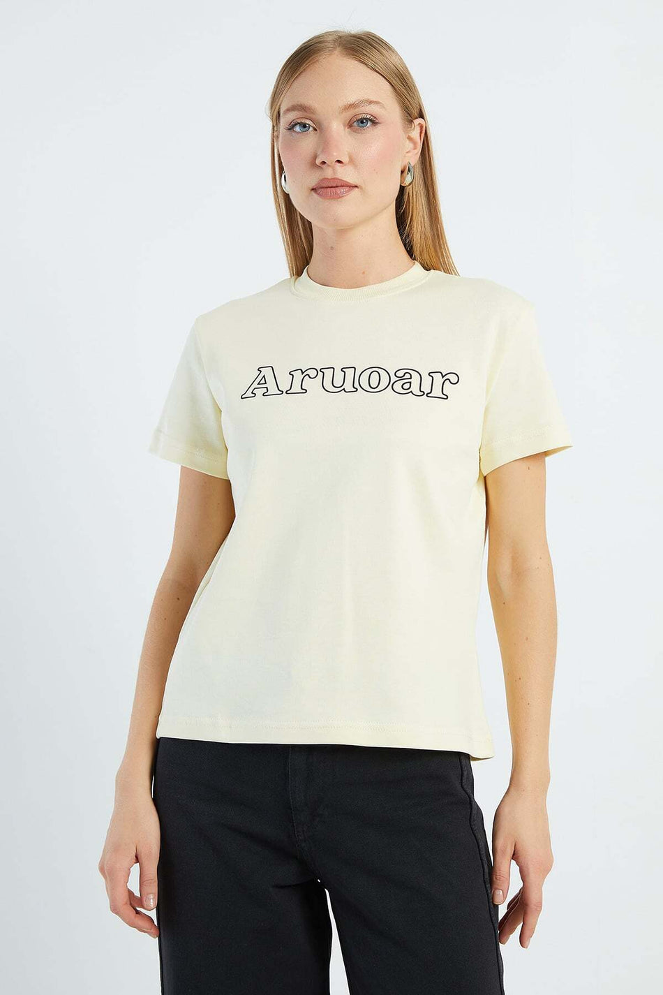 Aruoar Printed Crew Neck T-Shirt - MALLTURK
