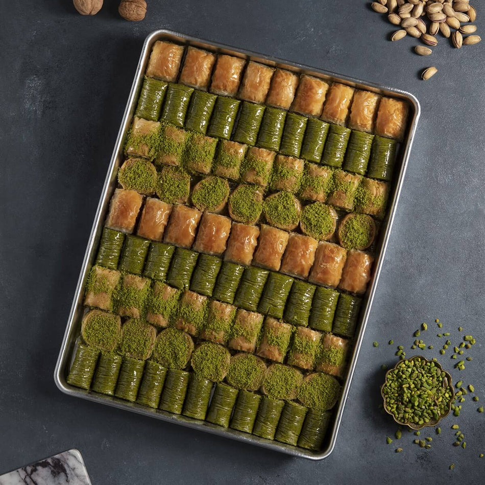 Mixed Baklava Mix (1 Tray) – 2.5 kg (5.51 lbs)