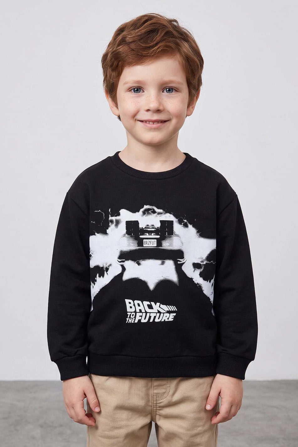 Back to the Future Printed Boys' Sweatshirt - MALLTURK