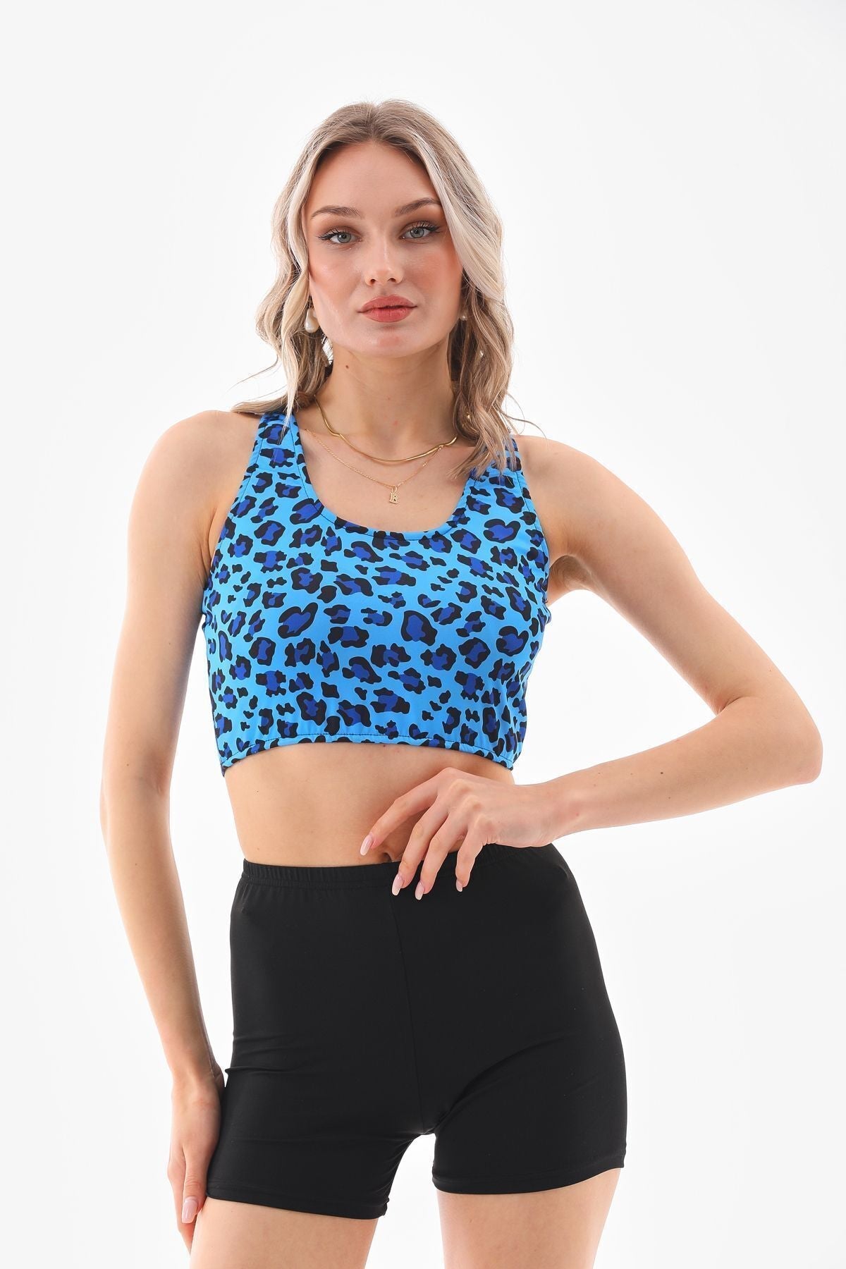 Badili Bikini Swimsuit with Shorts Leopard - MALLTURK