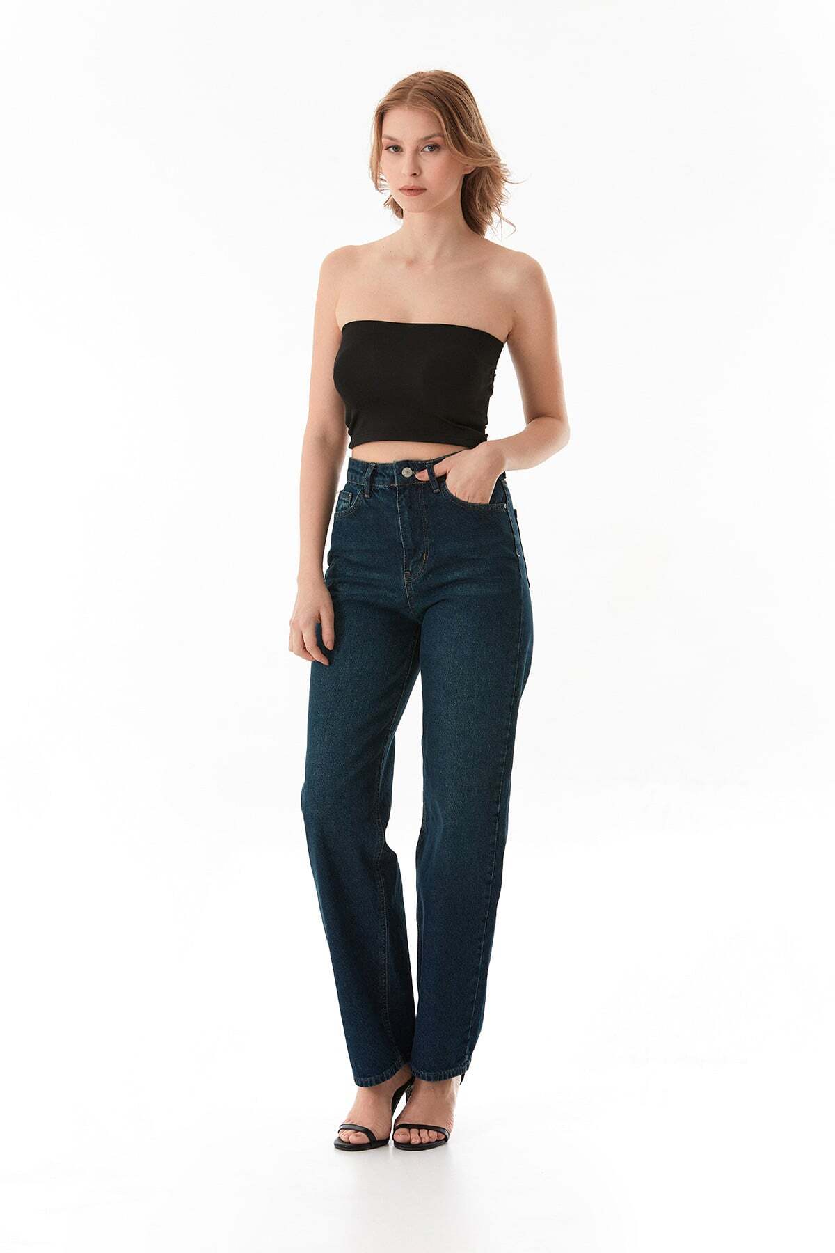 Basic Covered Strapless Bustier - MALLTURK