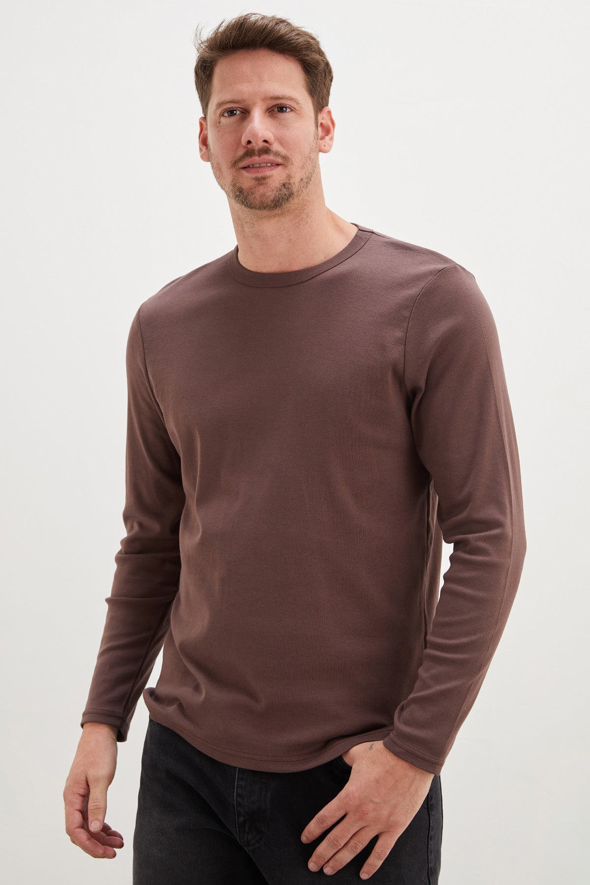Basic Crew Neck Bodysuit - MALLTURK