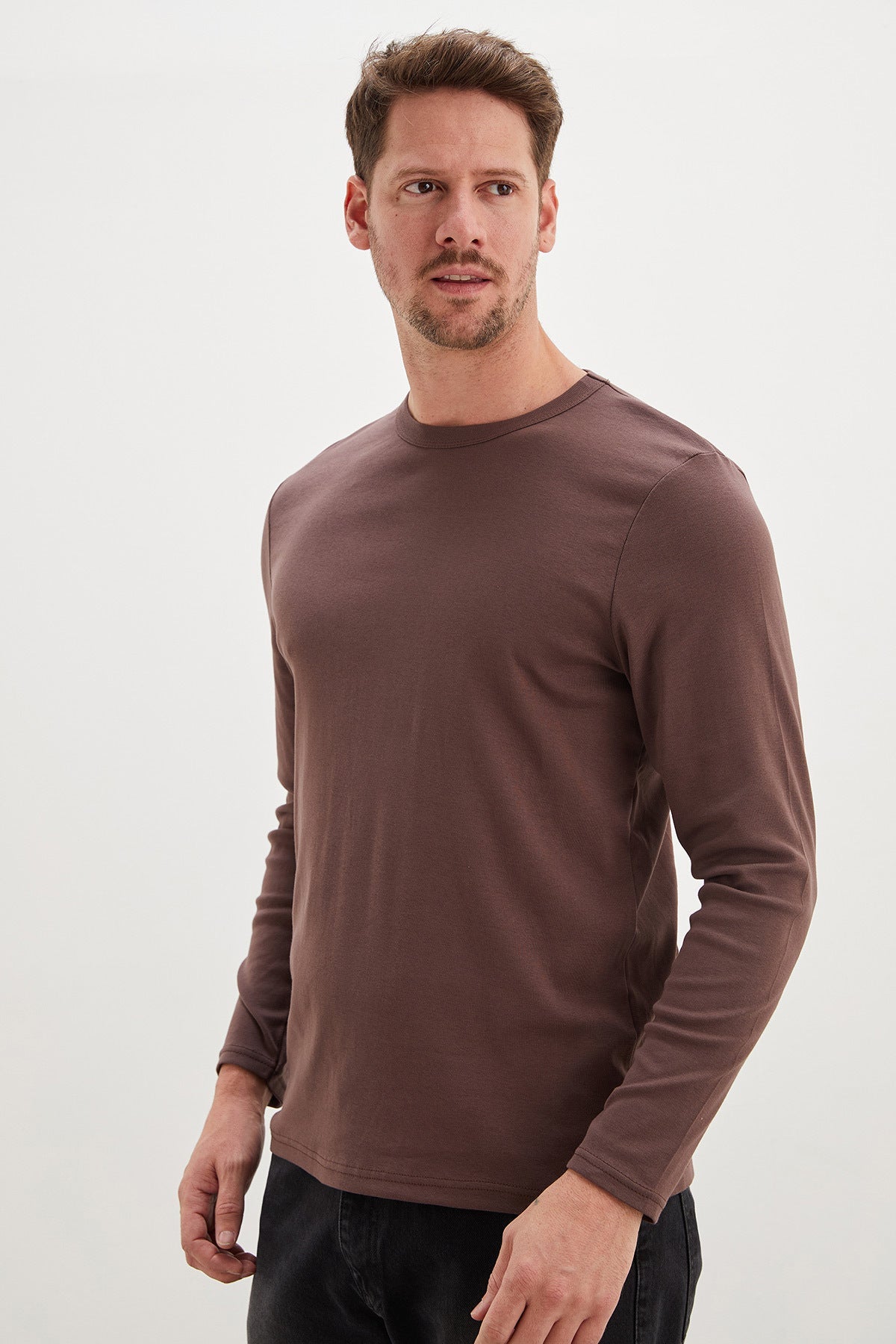 Basic Crew Neck Bodysuit - MALLTURK