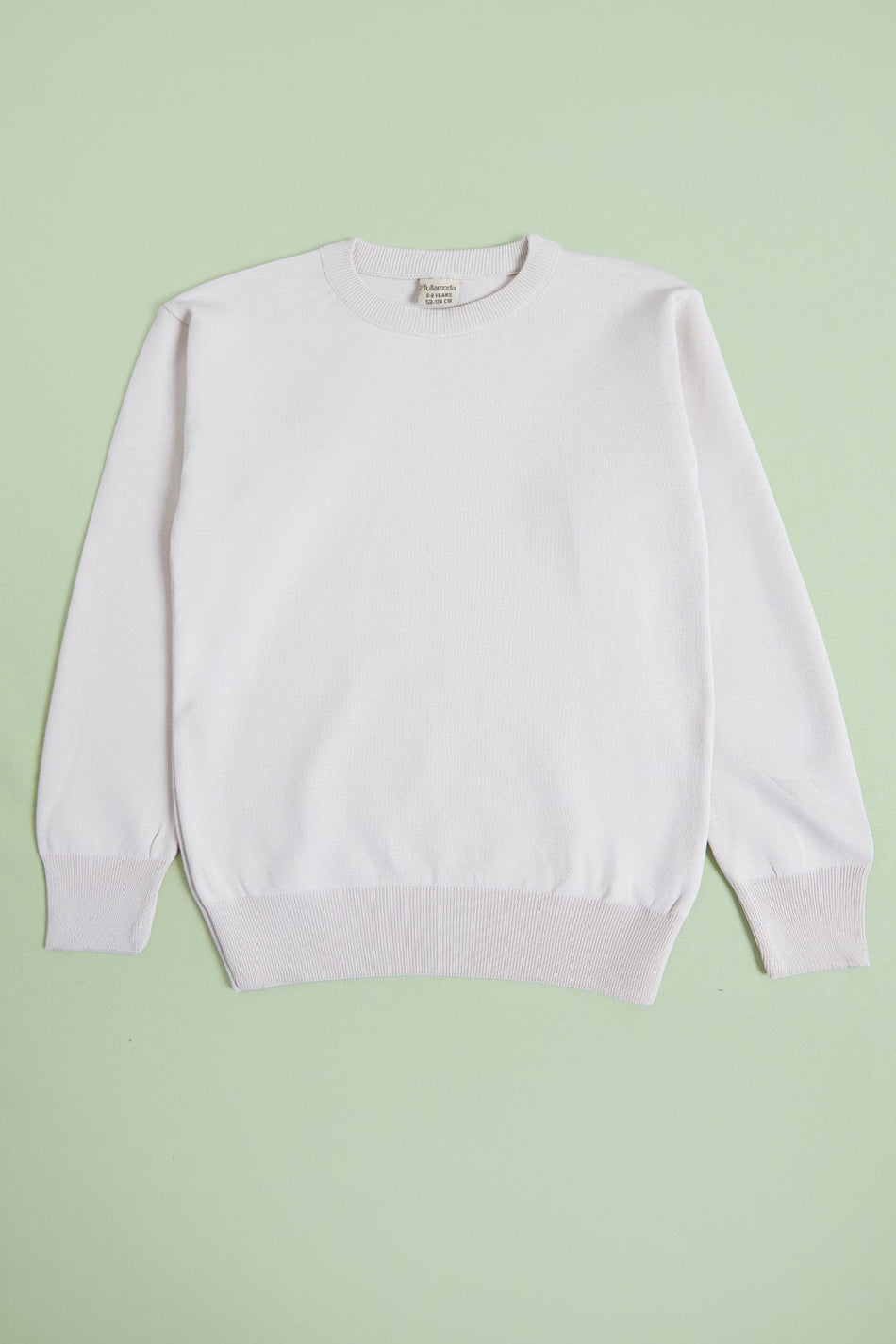 Basic Crew Neck Boys' Knit Sweater - MALLTURK