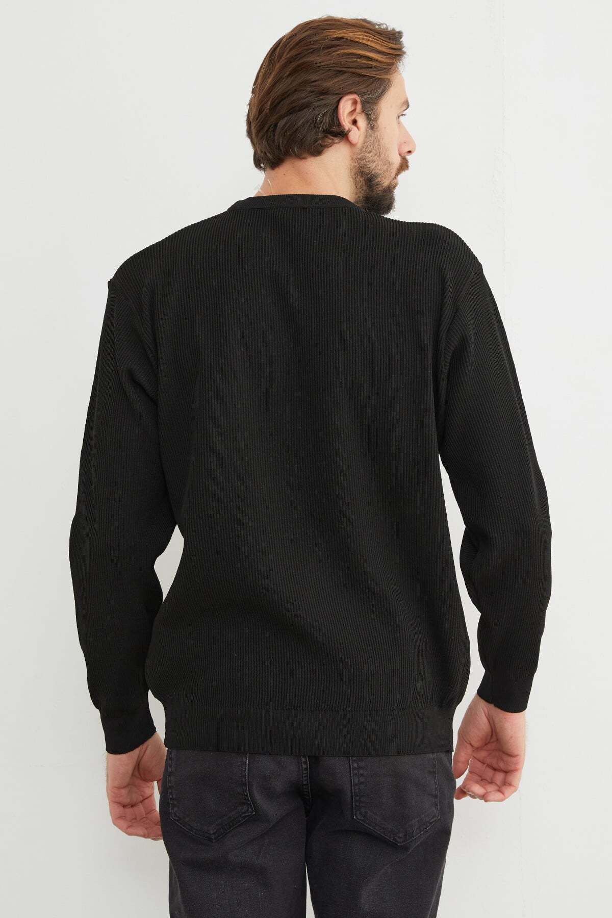 Basic Crew Neck Knitwear Sweater - MALLTURK