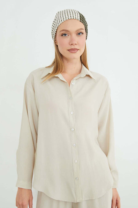 Basic Elastic Waistband 2-Piece Set - MALLTURK
