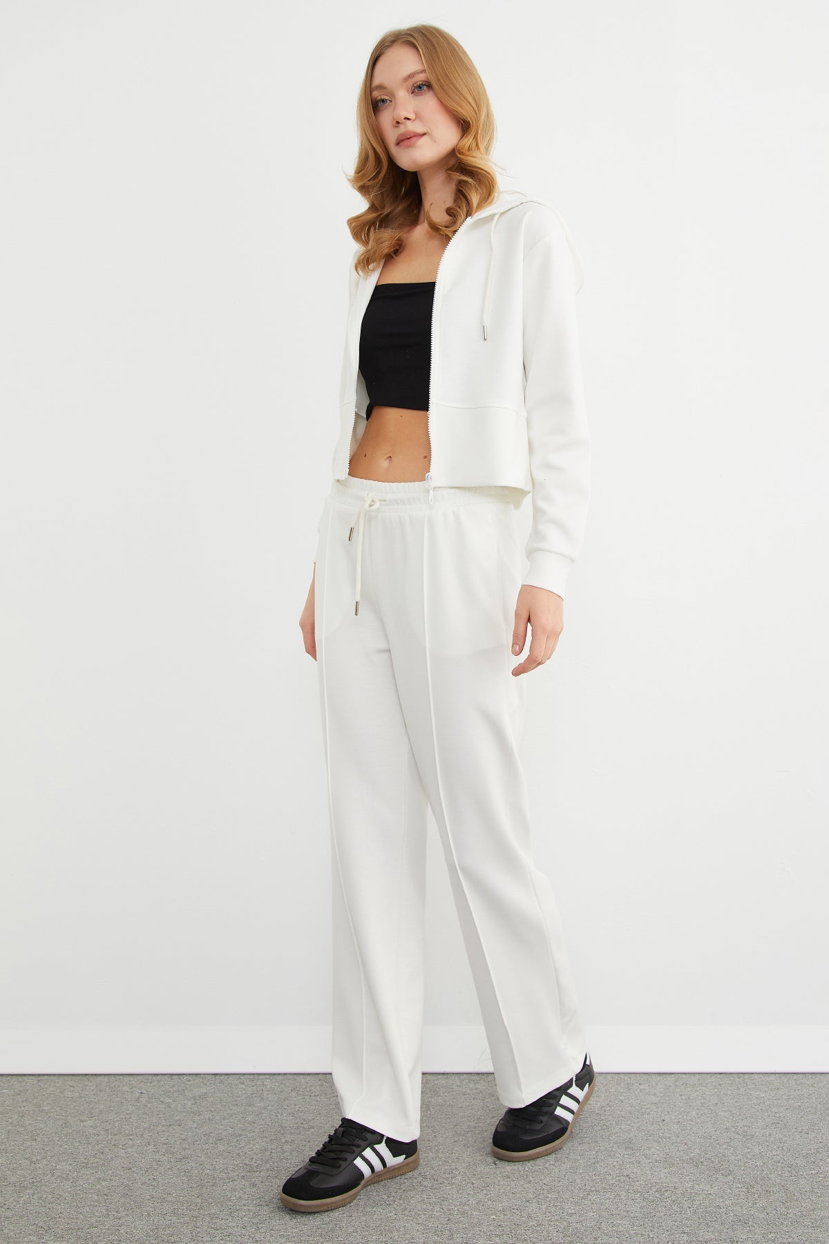 Basic Hooded Çimalı Modal Tracksuit Set - MALLTURK