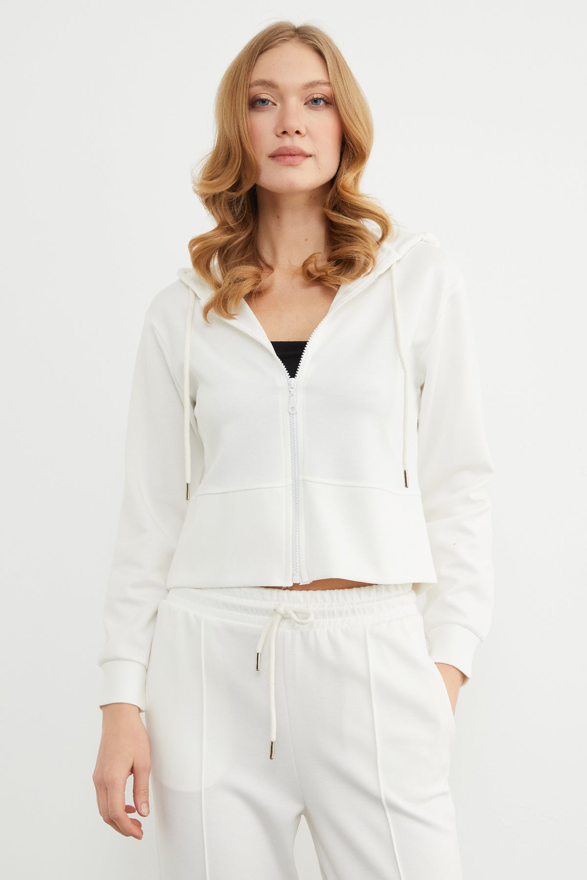 Basic Hooded Çimalı Modal Tracksuit Set - MALLTURK